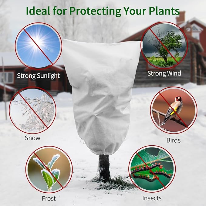 Bulu musim dingin pertanian nonwoven untuk tanaman